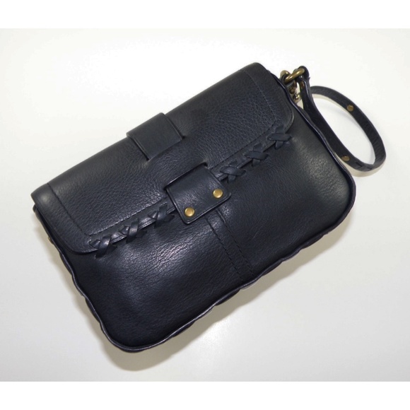 ❤️NEW COACH LEGACY THOMPSON BLACK LEATHER LARGE WRISTLET BAG 65TH ANNIVERSARY❤️ - Picture 2 of 9